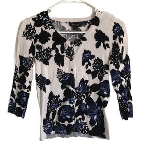 WHBM Floral Cardigan